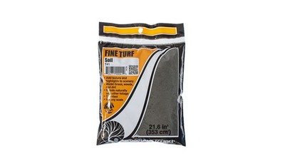 WOODLAND SCENICS T41 FINE TURF SOIL BAG 21.6 sq. in. NEW!!!