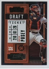 2020 Panini Contenders Draft Ticket Green 265/299 Buster Posey #51 8mm