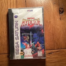 Sega Saturn Virtual HYDLIDE  Brand New  Sealed Cracked Case