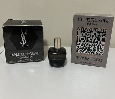 Vintage Lot La Nuit De L Homme EDT Guerlain L Homme Ideal EDP