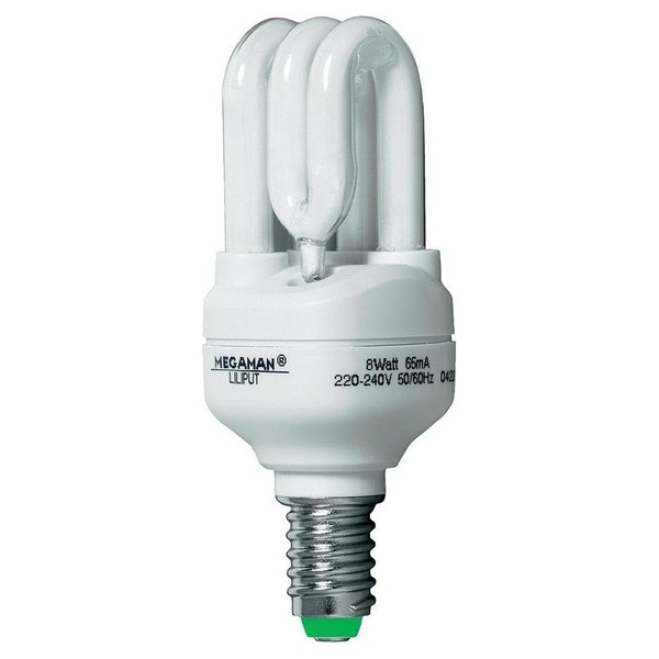 Megaman Energiesparlampe ESL RöHre Liliput 8W = 40W E14 400Lm Neutralweiß 4000K-image