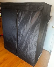 Aviditi PTU-67 Mylar Reflective Hydroponic Grow Tent with T-Zipper, 48x24x60
