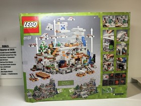 LEGO Minecraft 21137 The Mountain Cave OPEN BOX SEALED CONTENT (OPEN: 1,2,3)