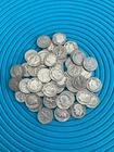 **Junk Silver** ROLL OF S-MINT ROOSEVELT DIMES, CIRCULATED, (Most are 1946-53)👀