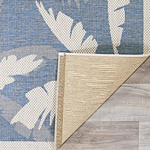  Monaco Coastal Flora Indoor/Outdoor Machine Made Area Rug, 2' x 3'7",  - Image 4 of 4