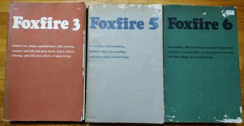 Foxfire Paperback Books 3 5 6 Box Set 70s Survival Homesteading Prepping