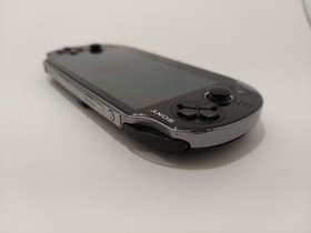 Sony PS Vita PCH-1000 Crystal Black Video Game Console w/Memory & Charger Clean!