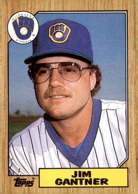 1987 Topps #108 Jim Gantner