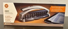 Staples Arc System Desktop 11-Hole Punch, Model 40836, 8-Sheet Capacity