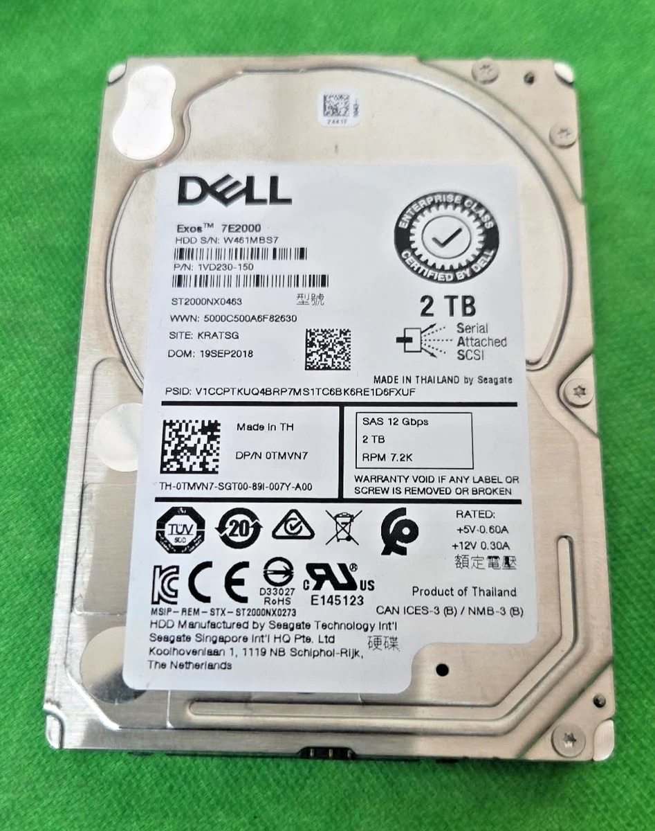 SAS 2.5 Inch SATA 2TB Internal Hard Disk Drives for sale | eBay