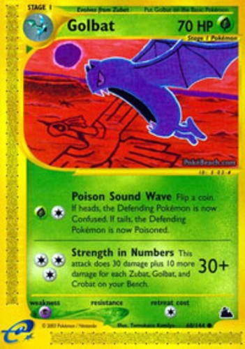 Golbat - 60/144 - Common - NM - Skyridge