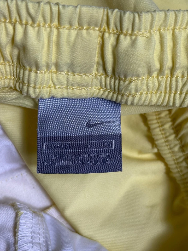 Pantalones Nike Niños Talla L (12-14) Amarillo Blanco Pista Atlético Tearaway Retro Y2K Foto 4 de 4