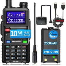 Radio 5RM 10W Ham Radio Long Range AR-5RM Two Way Radio, Walkie Talkies 999CH