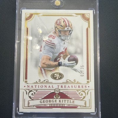 2025 Panini National Treasures - George Kittle Gold  02/35