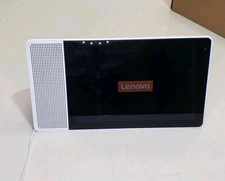 Lenovo 10 inch Smart Display with Google Assistant, White / Bamboo Design