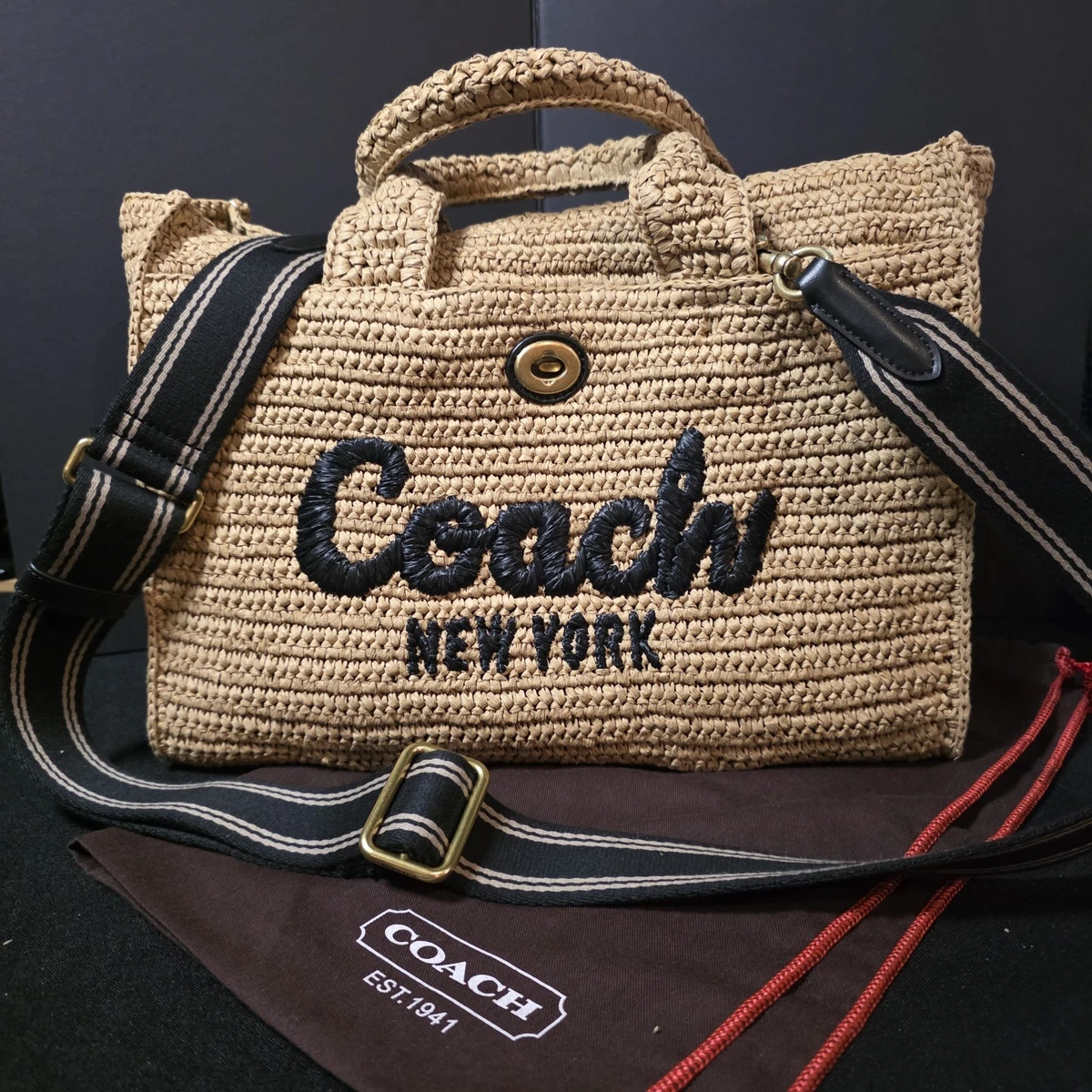 Las mejores ofertas en Bolso de paja Coach Bolsas para Mujeres | eBay