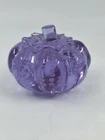 Vintage Murano Alexandrite Neodymium Bullicante Glass Pumpkin Paperweight Italy
