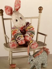 PATTERN Bunny Rabbit Doll & Stuffed Rabbit Bunny Doll Yo- Yo NEW Indygo Junction