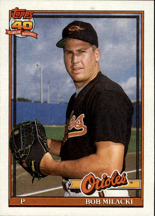 1991 Topps #788 Bob Milacki - BB