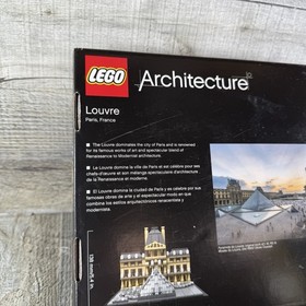 LEGO ARCHITECTURE: Louvre (21024) Brand New Sealed Never Opened Retired RARE