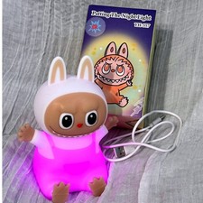 Monster Bunny NIB Night Light Silicone Color Changing Lamp USB Rechargeable