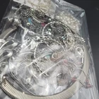 20+ Piece Silver-tone Jewelry Mystery Bag Lot - Wearable Vintage & Modern - Jar