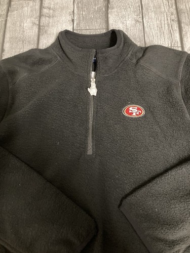 NWT Men’s Cutter & Buck Sherpa Fleece 1/4 Zip Pullover San Francisco 49ers XL - Picture 2 of 9