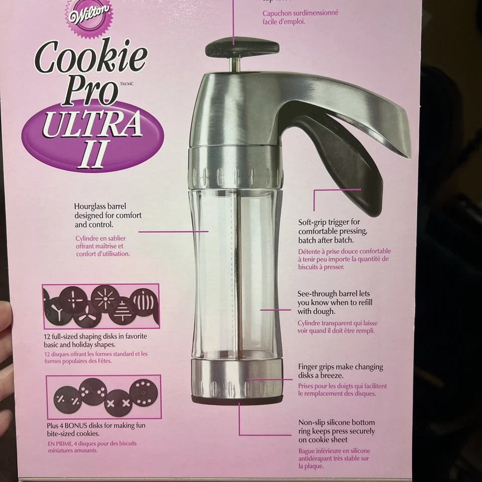 Juego completo de 16 discos prensa de galletas Wilton Cookie Pro Ultra II Foto 2 de 4