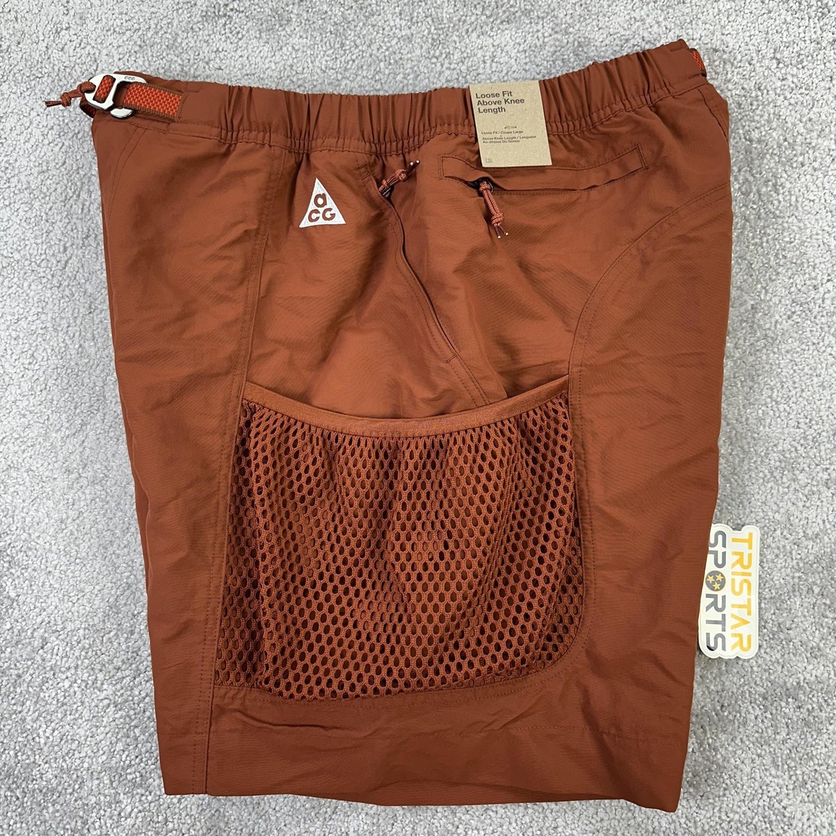 Nike ACG Snowgrass Shorts Mens Large Mesh Utility Hiking Loose Fit