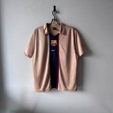 Nike Fc Barcelona 2001-2002 Away Soocer Jersey Vintage Football Shirt Rare