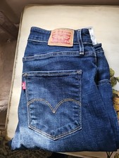 Levi's Women's 721 High-Rise Skinny Jeans Stretch Size 31 x 30 Dark Wash NWT