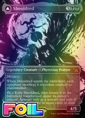 x1 Sheoldred // The True Scriptures MOM MTG 297 FOIL SHOWCASE