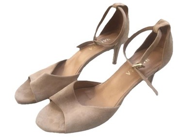 Badura Damenschuhe, Naturwildleder, 40, zeitlos
