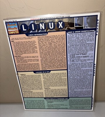Linux QuickStudy Laminated Reference Guide (Quick Study Computer)