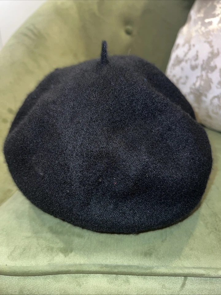 Nine West black Wool Blend Baker Boy Beret - Image 2 of 4