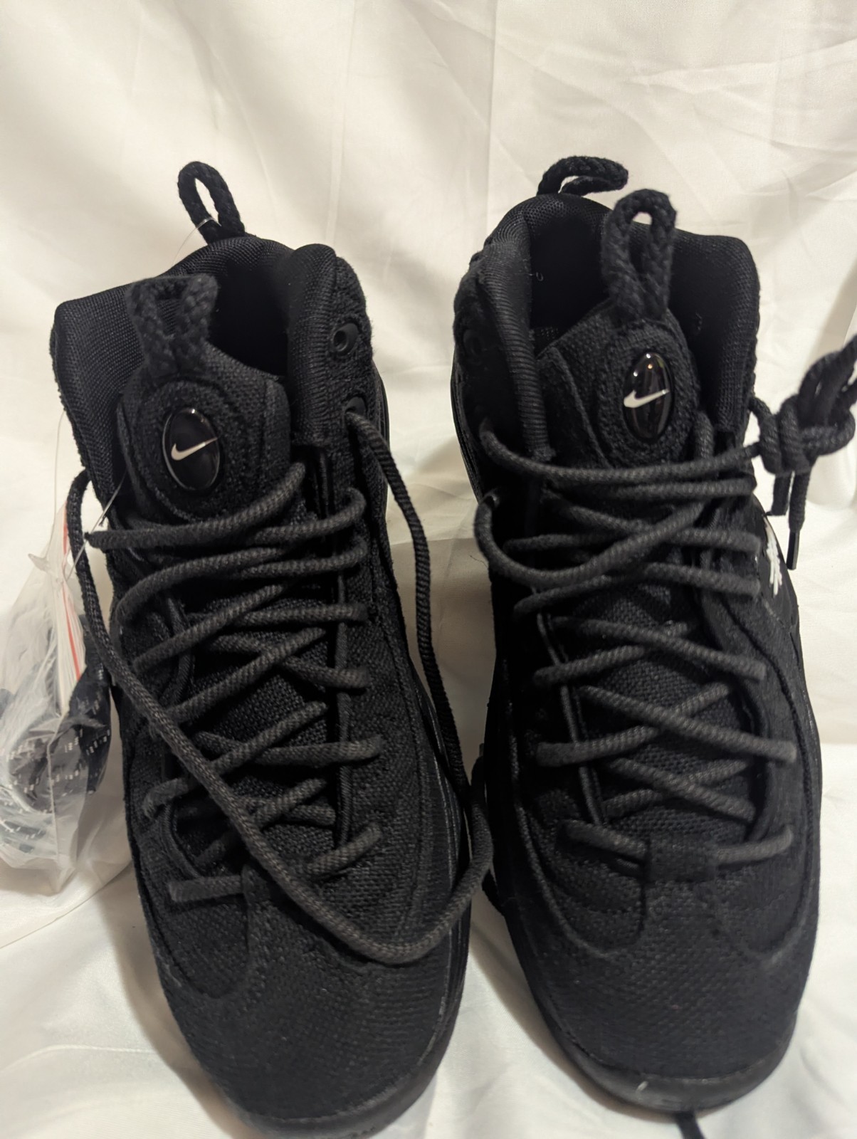 Nike Air Penny 2 Stussy Triple Black Mens Size 7.5 Casual Sneakers Shoes NEW ☑️ thumbnail 4