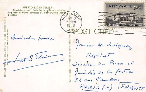 Puerto Rico - Puerto Rican Fiesta - Publ. Gonzalez Padin Co. - Picture 2 of 2