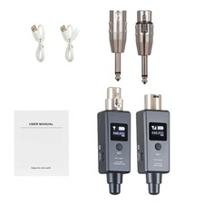 U3 Wireless Mic System Transmitter Receiver Microphone Adapter for Audio Mixer a
