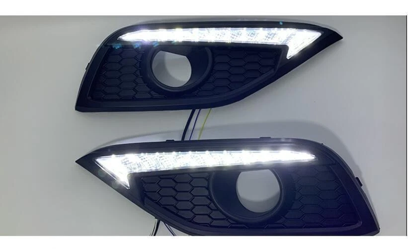 2x Front Bumper Fog Light Led DRL Lamp Turn Signal For Honda CRV CR-V 2012-2014 - Image 4 of 4