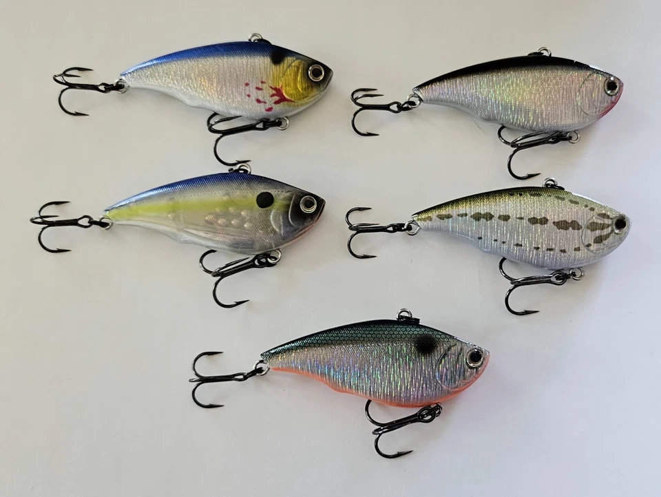 (Set of 5) Yo-Zuri Rattl'n Vibe Lipless Crankbaits 5/8 oz, 2.6" 5 Colors New  - Image 2 of 4