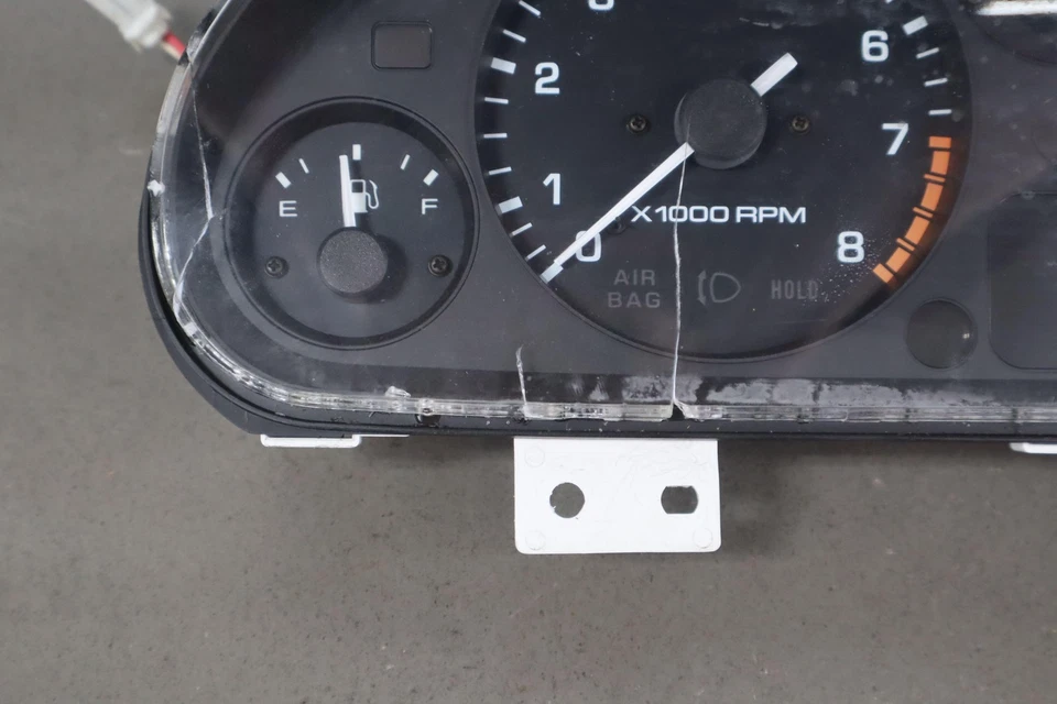 Cuadro de instrumentos velocímetro Mazda Miata NA 1990-1996 140 MPH *roto* Foto 4 de 4