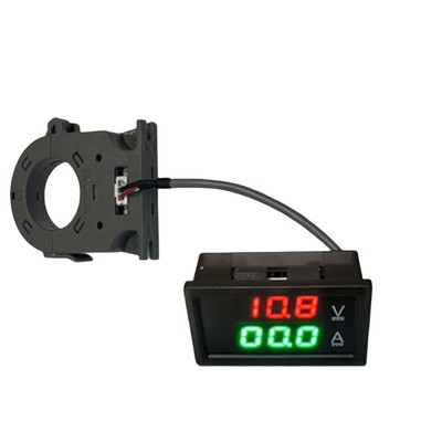 DC5 100V LED Digitaler Strom- und Spannungsmesser mit Open Hall Technologie