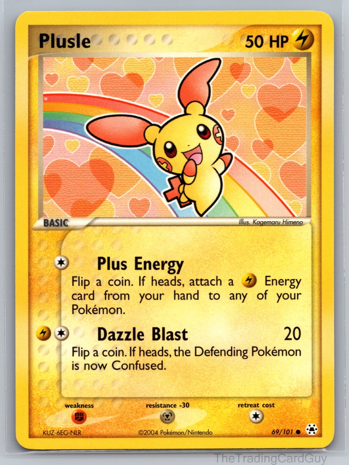 Plusle Common Hidden Legends Normal 69/101 NM