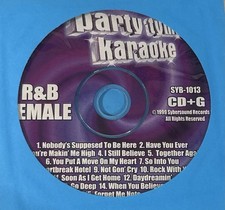 Party Tyme Karaoke: R B Female CD G Disc SYB-1013, 1999 Used, Tested