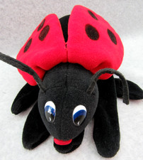 Ladybug Glove Hand Puppet  Plush Creations 1993 Soft Pretend Play Storytelling