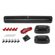 NPAUTO 3pcs LED Cab Marker Lights, Smoked Lens Amber, for 2007-2014 Silverado