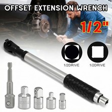 1/2" Offset Extension Wrench Impact Ratchet Extender for Electric Drill