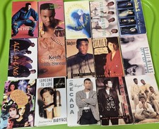 Lot of 15 Cassette Tapes: Singles - Various Hip Hop and R B