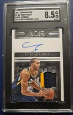 2017-18 Panini Noir  Auto Prime Rudy Gobert #CL-RG  /20 (AU, MEM) SGC 8.5