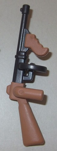 22313, Tommy Gun, Thompson, ametralladora, marrón, antracita - Imagen 2 de 4